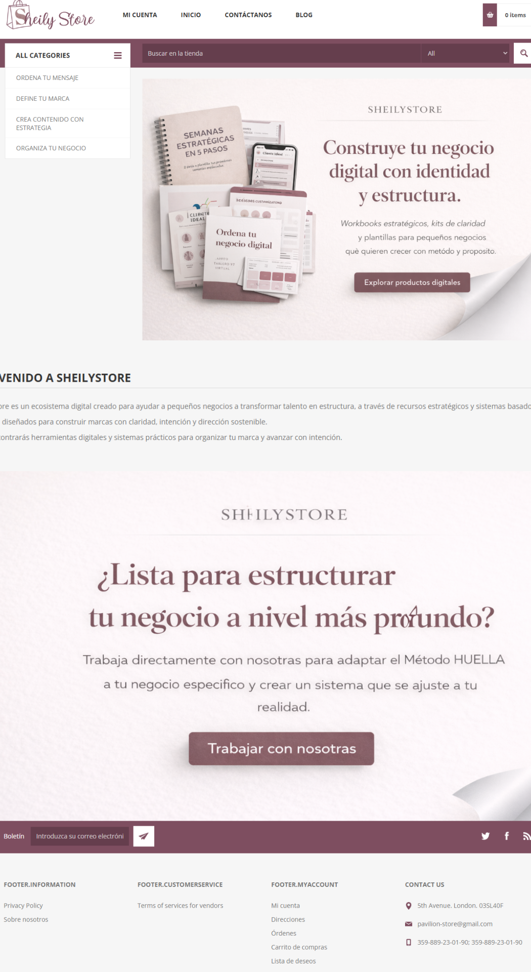Tienda online, multivendor